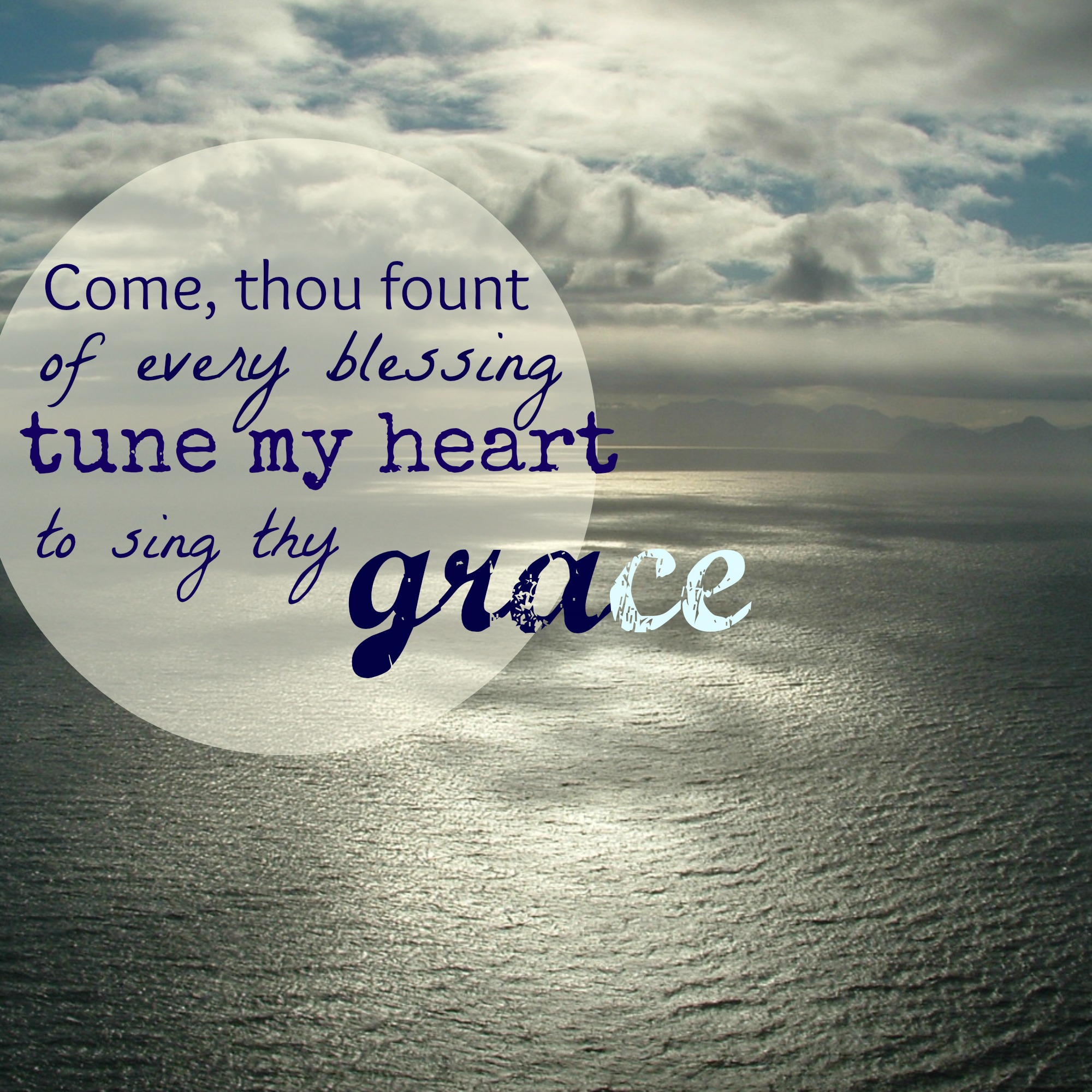 Come Thou Fount graphic