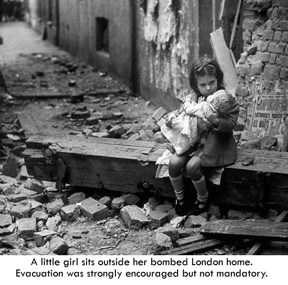 Little girl 1940 London2a