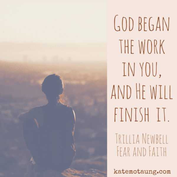 God began  the work   in you, and He