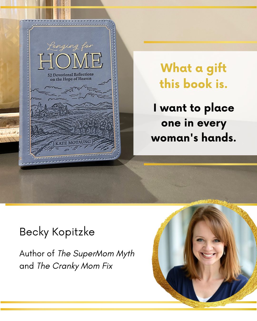 Longing for Home endorsement devotional book